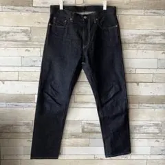 ユニクロ 2024SS セルビッジレギュラーフィットジーンズ メンズ 32