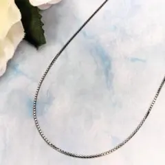 Pt850 ベネチアチェーン ネックレス 40cm ホールマーク刻印有 - メルカリ
