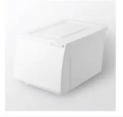 ホワイト 蓋付き収納ケース 3個セット