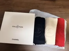 【新品未使用】CHANEL シャネル ハンドタオル 3枚セット ノベルティ