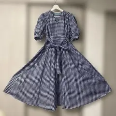 美品】ギンガムワンピース ミックスドレス jnHearts JNH - メルカリ