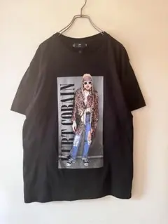 No.7462 H&M KURT COBAIN Tシャツ 黒 L NIRVANA
