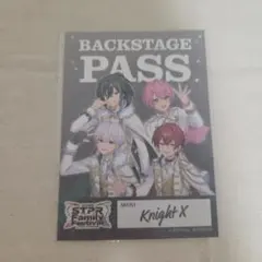 バックステージパス風ステッカー 騎士X -2