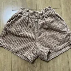 アプレレクール　コーデュロイハーフパンツ ブラウン110cm