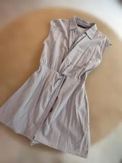 ＺＡＲＡザラブルー シャツドレス パンツオールインワン