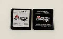 ポケモン ブラック ホワイト 2本 ソフトのみ DS 動作確認済み