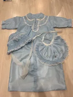 ベビードレス　セット　水色