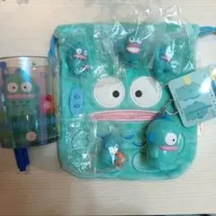 サンリオキャラクター セット　ハンギョドン　巾着　コップ　フィギュア