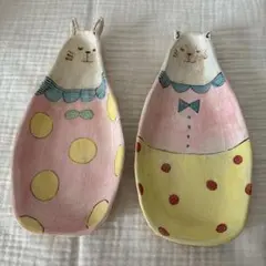 チイラボ cyilabo ハンドメイド 陶芸 スプーン うさぎ ひまわり