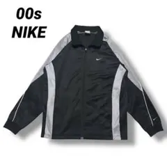 00s y2k NIKE ナイキ トラックジャケット バックロゴ 刺繍ロゴ 古着