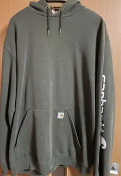 Carhartt オリーブ フード付きパーカー