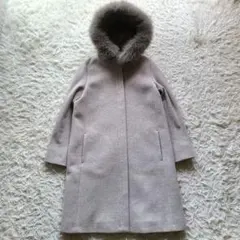 最終値下げ‼︎ INFINE VARIFURカシミヤ100%コート　レディース 最終値下げ‼︎ INFINE VARIFURカシミヤ100%コート レディース - メルカリ