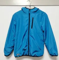 ​【裏フリース】150 BACK AND FORTH ナイロンジャケット青 美品
