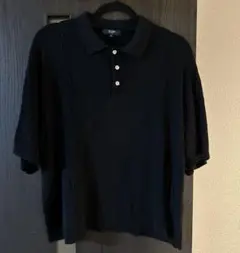 【BEAMS 】メンズ　L 透け感　トップス　黒　半袖　春夏