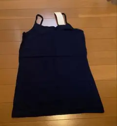 新品♪ネイビー 綿100% キャミソール Mサイズ