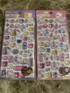 海外公式サンリオ ハローキティシール2枚セット