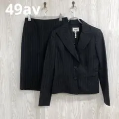 z-195 49av. ストライプスカートスーツ 38