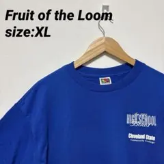 パ*ロ様 【US古着】フルーツオブザルーム 半袖シャツ Tシャツ ワンポイントロ