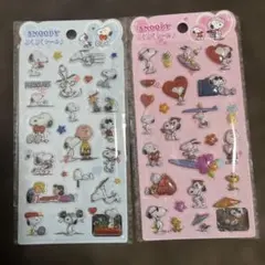 スヌーピー　ぷくぷくシール