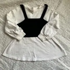 GU ビスチェ付きロンT110センチ