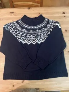 ノルディック柄 ニット