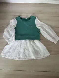 ANAP KIDS チュニック 120cm ミントグリーン