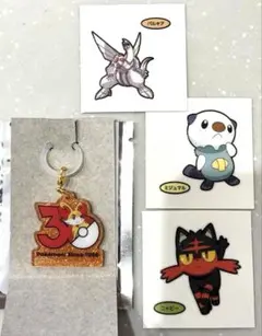 ポケチャーム ポケットモンスター 30周年 ロゴマスコット2 フォッコ おまけ付