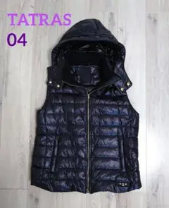 美品✨【タトラス】リバーシブルダウンベスト/フーデット/LAMPOジッパー 中古・古着通販】TATRAS (タトラス) リバーシブルダウンベスト