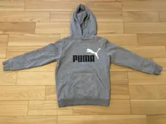 PUMA グレー フード付きパーカー 140