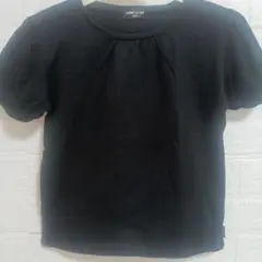 COMME CA ISM 半袖Tシャツ ブラック 130A 黒 女の子向けのサムネイル