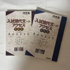 入試現代文へのアクセス 基本編 発展編 2冊セット