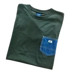 Lee リー デニムポケット Tシャツ グリーン Mのサムネイル