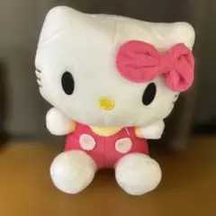 Hello Kitty ぬいぐるみ ピンクのオーバーオール | Mercari