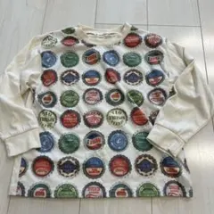 ブランシェス　ボトルキャップ 長袖カットソー 120cm