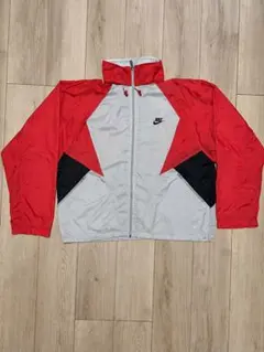 90s NIKE 銀タグ ナイロンジャケット L シカゴカラー
