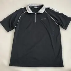 【A4276】K-SWISS/メンズ/半袖/ゴルフ/Lサイズ/ブラックのサムネイル