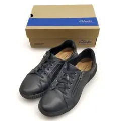 Clarks Caroline Janna ブラック レザー23.5cm 80のサムネイル