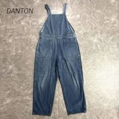 DANTON ダントン サロペットオールインワン　　オーバーオール　36 デニムのサムネイル