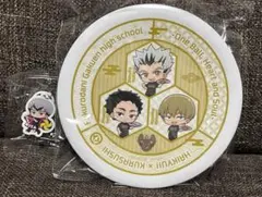 ハイキュー　くら寿司　めじるしチャーム　北信介　コラボ皿　2点セット
