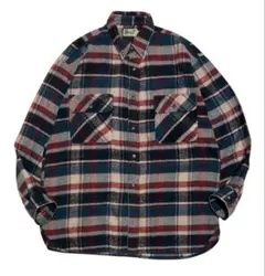 80s OLD UNIQLO チェック ネル シャツ 長袖