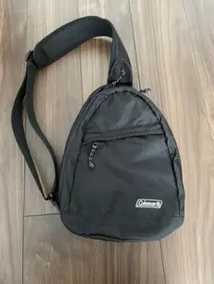 Coleman ブラック ボディバッグ