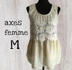 axes femmeトップス ノースリーブ チュニック Mサイズ/USED
