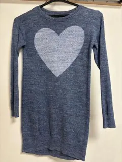 GapKids ハート柄コットン長袖セーター 130cm