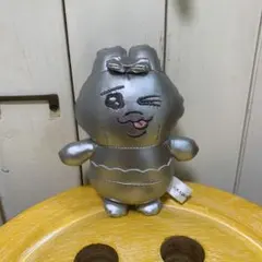 おぱんちゅうさぎ　ぬいぐるみキーホルダー　しまむら　シルバー