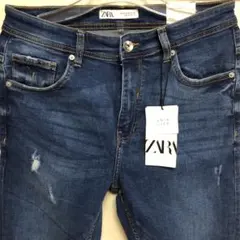 【新品未使用】ZARA SKINNY CROPPED デニム 42 （M）