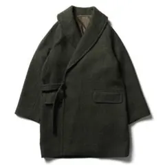 COMOLI 19AW ウール ショールカラーコートのサムネイル