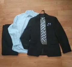 キッズ スーツセット ブラック4点セット 150cm