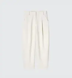 ユニクロ　コントワーデコトニエ　ブラッシュドジャージータックテーパードパンツ