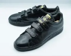 adidas Stan Smith スタンスミス　ブラック✖️ゴールド　ベルクロ