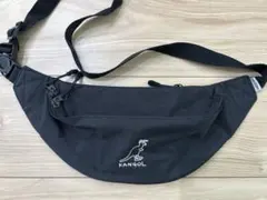 KANGOL ボディバッグ ウエストポーチ ブラック